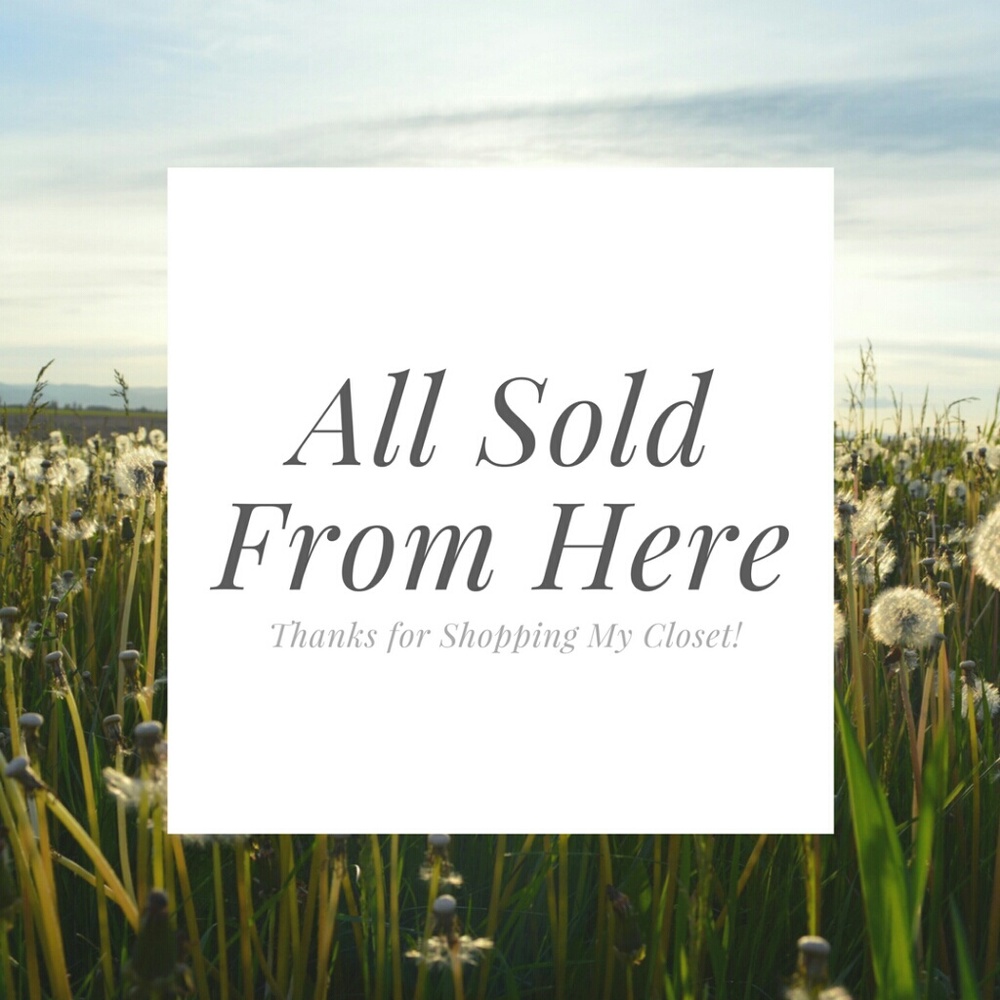 Thanks for shopping my closet!